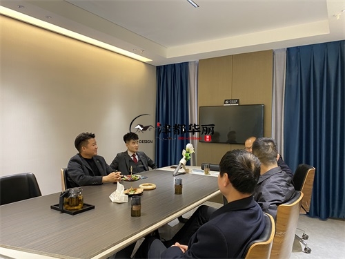 惠农装修公司推荐|惠农兴庆区上级领导视察我司 
