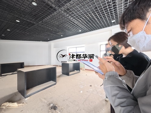 惠农装修公司|惠农海乐酒店装修设计现场勘察