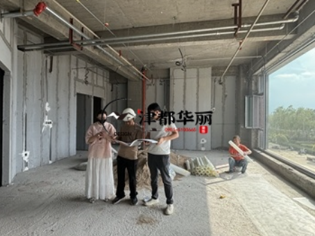 惠农装修公司|惠农涂楷商业会所设计装修项目前期施工进度