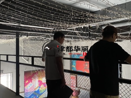 惠农装修公司|惠农民谣集酒馆设计装修项目现场勘察