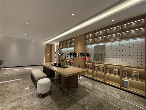 惠农售楼部展厅装修设计项目|津都华丽设计