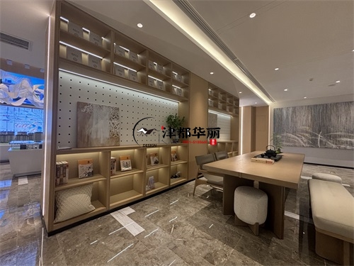惠农售楼部展厅装修设计项目|津都华丽设计