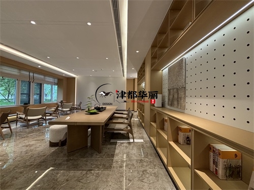 惠农售楼部展厅装修设计项目|津都华丽设计