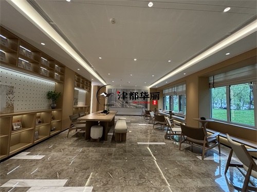 惠农售楼部展厅装修设计项目|津都华丽设计