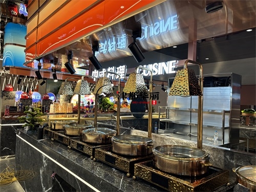 惠农自助餐厅装修设计项目|津都华丽设计