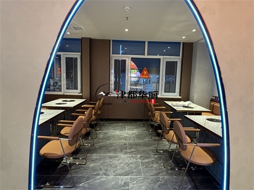 惠农自助餐厅装修设计项目|津都华丽设计