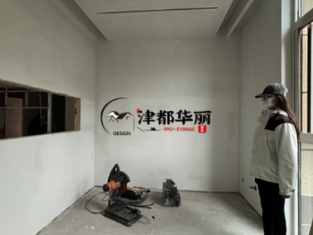 惠农装修公司|惠农音一办公室装修项目现场巡检