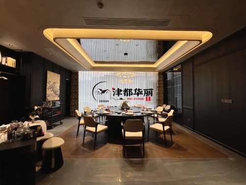 惠农家宴装修设计项目|津都华丽设计