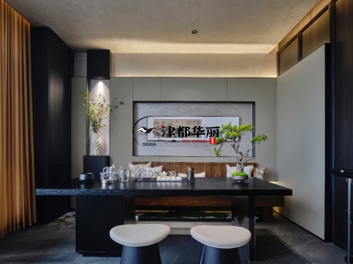 惠农家宴装修设计项目|津都华丽设计